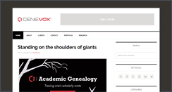 Desktop Screenshot of cenevox.com