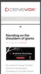 Mobile Screenshot of cenevox.com