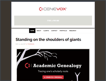 Tablet Screenshot of cenevox.com